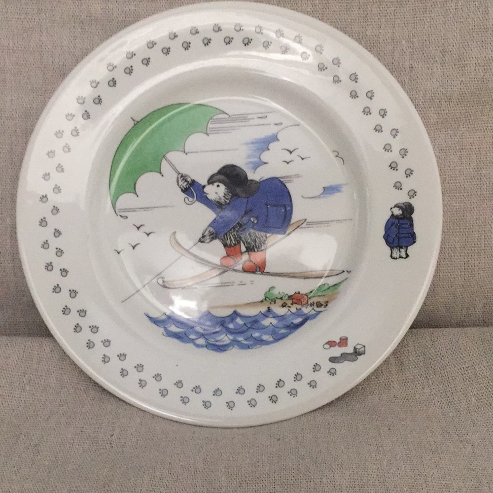 Peddlington bear plate 7” Coalport china